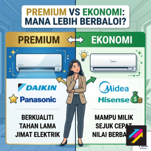 Aircond Service KL & Selangor 18 Beza aircond premium dan ekonomi oleh K Option Busiess