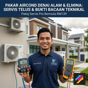 Aircond Service KL & Selangor 17 Aircond Service Denai Alam Elmina