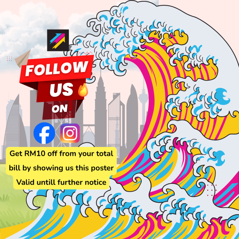 Folow KOB in Facebook & Instagram offer