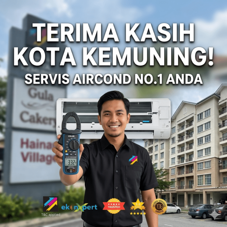K Option Business Servis Aircond Kota Kemuning Terbaik