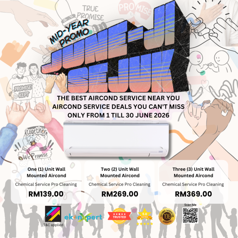 Aircond Service KL & Selangor 11 KOB Promotion June 2026